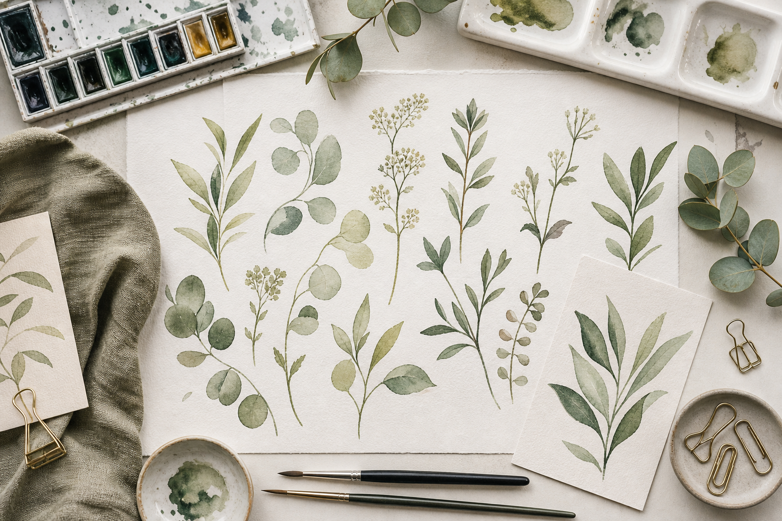 Botanical Watercolor Illustrations