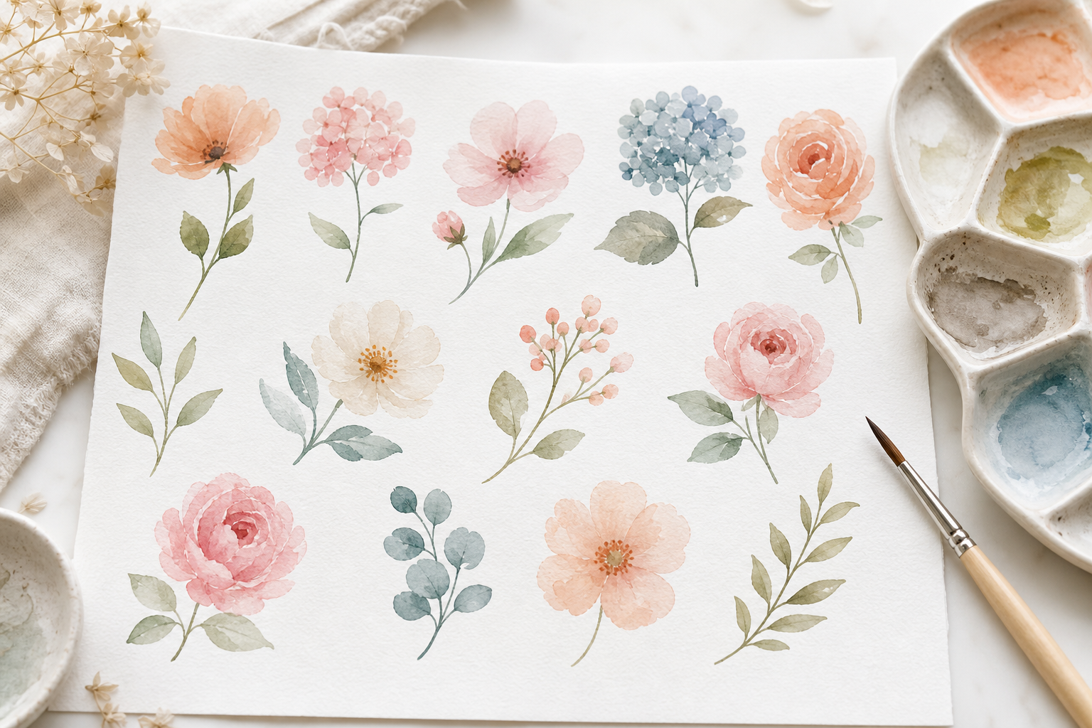 Watercolor Clipart Bundles