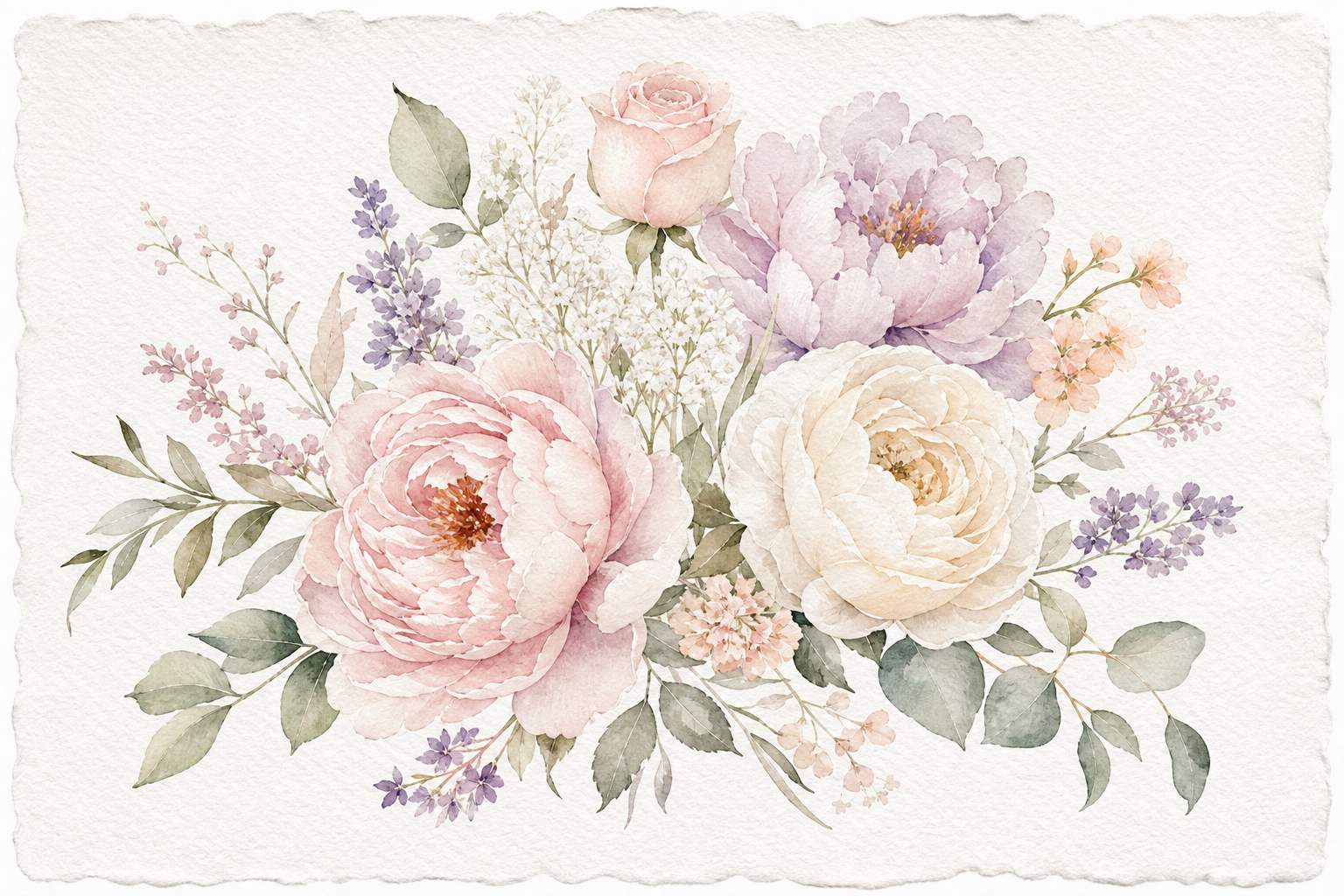 Floral Watercolor Clipart